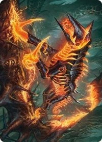 Kuldotha Cackler Art Card (32) [Art Series: Phyrexia: All Will Be One]