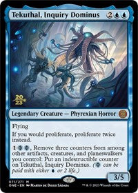 Tekuthal, Inquiry Dominus (71) [Prerelease Cards]