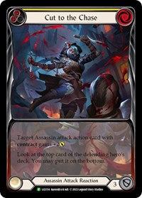 Cut to the Chase (Yellow) - LGS114 (LGS114) [Flesh and Blood: Promo Cards]