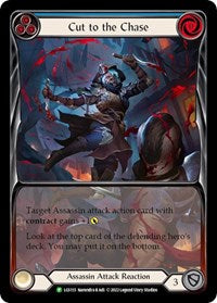 Cut to the Chase (Blue) - LGS115 (LGS115) [Flesh and Blood: Promo Cards]