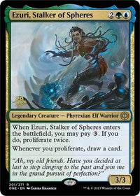 Ezuri, Stalker of Spheres (201) [Prerelease Cards]