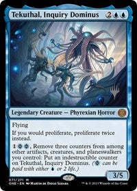 Tekuthal, Inquiry Dominus (71) [Promo Pack: Phyrexia: All Will Be One]
