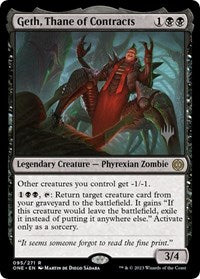 Geth, Thane of Contracts (95) [Promo Pack: Phyrexia: All Will Be One]