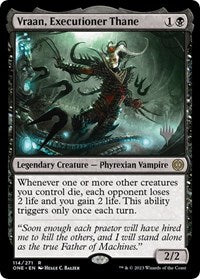 Vraan, Executioner Thane (114) [Promo Pack: Phyrexia: All Will Be One]