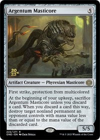 Argentum Masticore (222) [Prerelease Cards]
