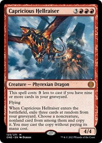 Capricious Hellraiser (125) [Promo Pack: Phyrexia: All Will Be One]