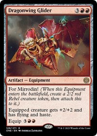 Dragonwing Glider (128) [Promo Pack: Phyrexia: All Will Be One]