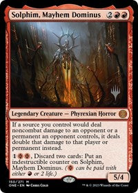 Solphim, Mayhem Dominus (150) [Promo Pack: Phyrexia: All Will Be One]
