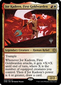 Jor Kadeen, First Goldwarden (203) [Promo Pack: Phyrexia: All Will Be One]