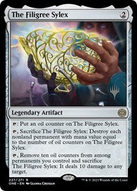 The Filigree Sylex (227) [Promo Pack: Phyrexia: All Will Be One]