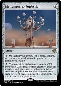 Monument to Perfection (233) [Promo Pack: Phyrexia: All Will Be One]