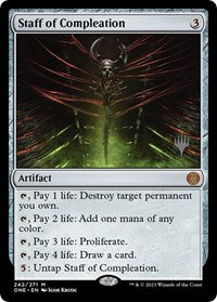 Staff of Compleation (242) [Promo Pack: Phyrexia: All Will Be One]