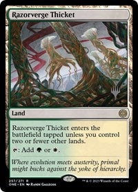 Razorverge Thicket (257) [Promo Pack: Phyrexia: All Will Be One]