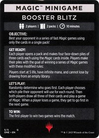 Magic Minigame: Booster Blitz (5) [Phyrexia: All Will Be One]
