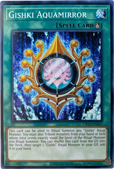 Gishki Aquamirror (OP21-EN017) [OTS Tournament Pack 21]