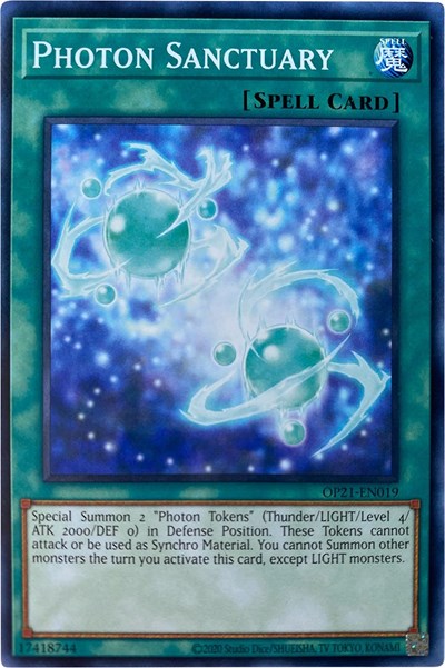 Photon Sanctuary (OP21-EN019) [OTS Tournament Pack 21]