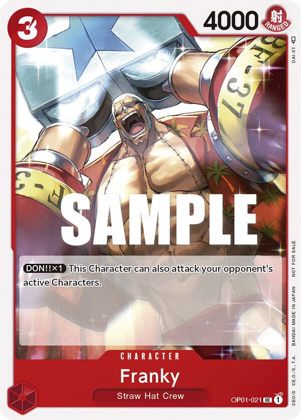 Franky (Tournament Pack Vol. 2) (OP01-021) [One Piece Promotion Cards]