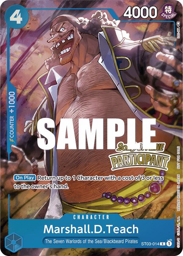 Marshall.D.Teach (Offline Regional 2023) [Participant] (ST03-014) [One Piece Promotion Cards]
