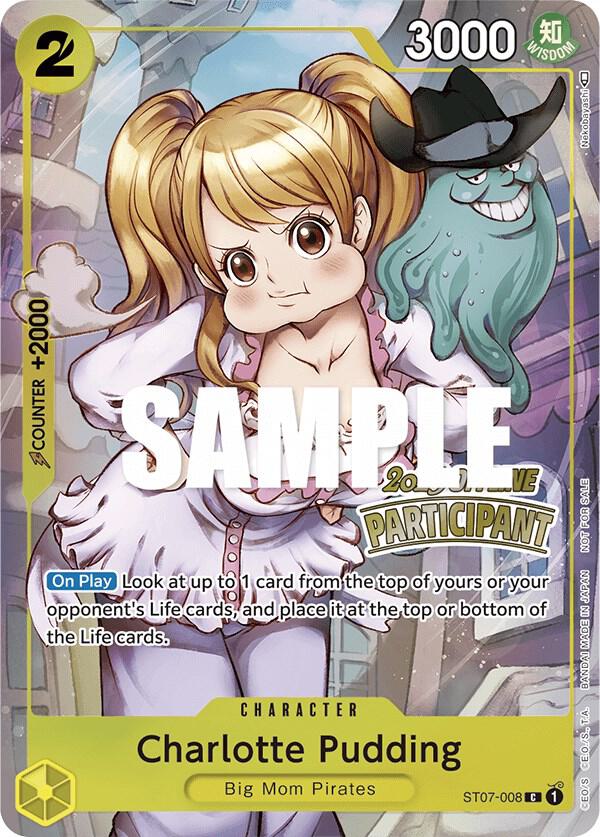 Charlotte Pudding (Offline Regional 2023) [Participant] (ST07-008) [One Piece Promotion Cards]