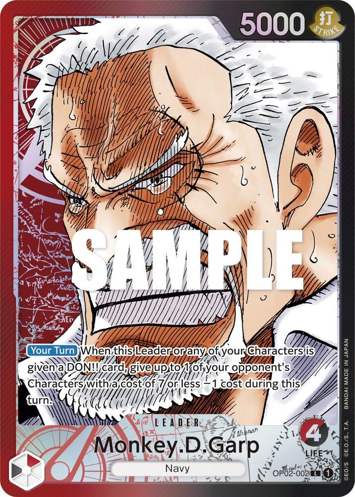 Monkey.D.Garp (002) (Alternate Art) (OP02-002) [Paramount War]