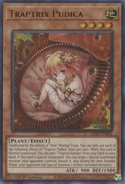 Traptrix Pudica (SDBT-EN001) [Structure Deck: Beware of Traptrix]