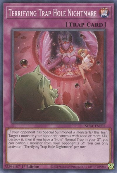 Terrifying Trap Hole Nightmare (SDBT-EN027) [Structure Deck: Beware of Traptrix]