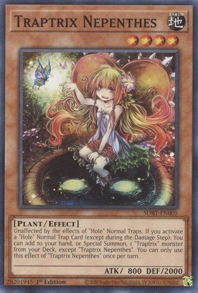 Traptrix Nepenthes (SDBT-EN005) [Structure Deck: Beware of Traptrix]
