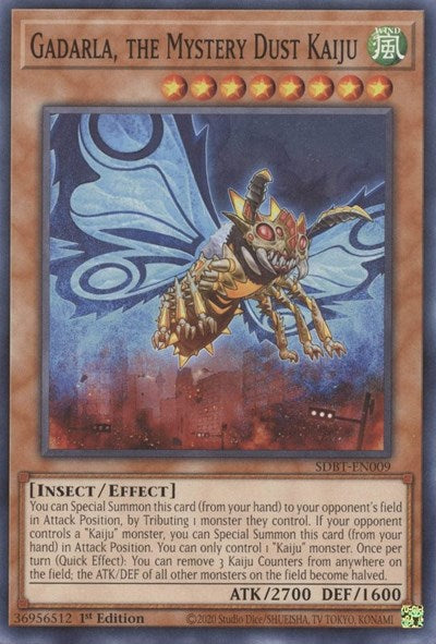 Gadarla, the Mystery Dust Kaiju (SDBT-EN009) [Structure Deck: Beware of Traptrix]