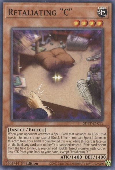 Retaliating "C" (SDBT-EN011) [Structure Deck: Beware of Traptrix]