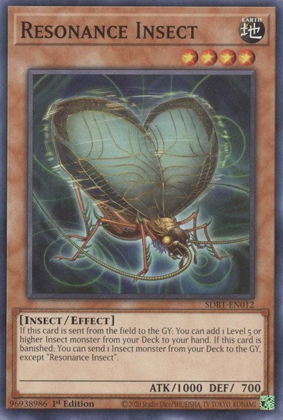 Resonance Insect (SDBT-EN012) [Structure Deck: Beware of Traptrix]