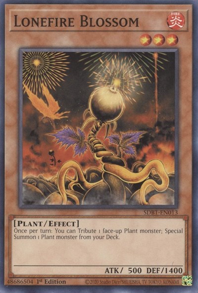 Lonefire Blossom (SDBT-EN013) [Structure Deck: Beware of Traptrix]
