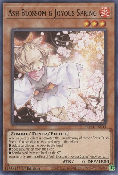 Ash Blossom & Joyous Spring (SDBT-EN014) [Structure Deck: Beware of Traptrix]