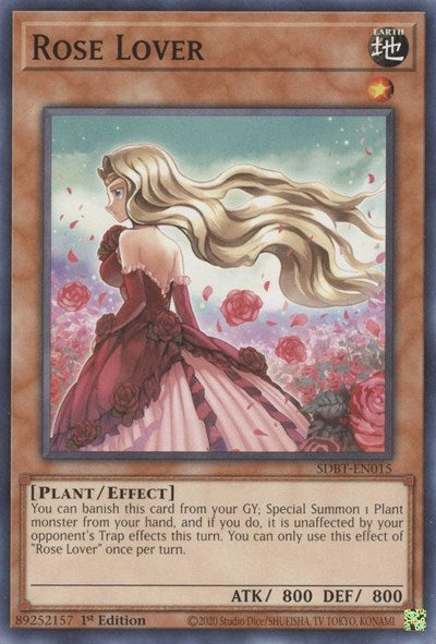 Rose Lover (SDBT-EN015) [Structure Deck: Beware of Traptrix]