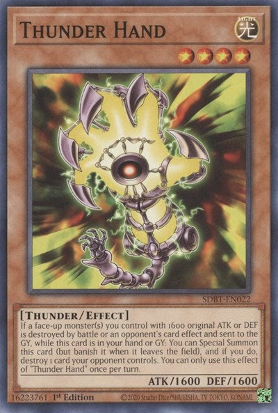 Thunder Hand (SDBT-EN022) [Structure Deck: Beware of Traptrix]