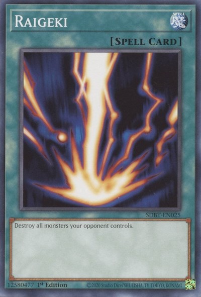 Raigeki (SDBT-EN025) [Structure Deck: Beware of Traptrix]