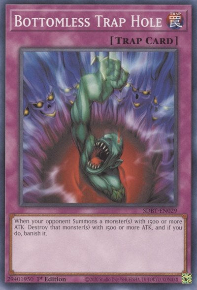 Bottomless Trap Hole (SDBT-EN029) [Structure Deck: Beware of Traptrix]
