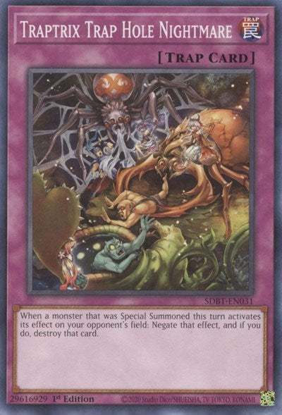 Traptrix Trap Hole Nightmare (SDBT-EN031) [Structure Deck: Beware of Traptrix]