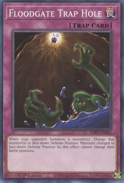 Floodgate Trap Hole (SDBT-EN032) [Structure Deck: Beware of Traptrix]