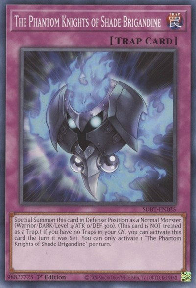The Phantom Knights of Shade Brigandine (SDBT-EN035) [Structure Deck: Beware of Traptrix]
