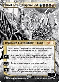Nicol Bolas, Dragon-God (Borderless) (1246) [Secret Lair Drop Series]