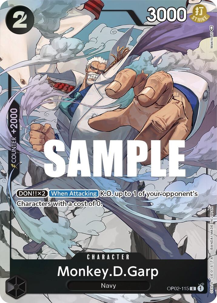 Monkey.D.Garp (115) (Alternate Art) (OP02-115) [Paramount War]