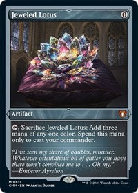 Jeweled Lotus (Foil Etched) (611) [Commander Masters]