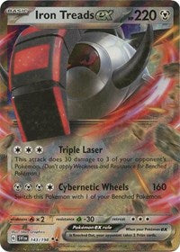 Iron Treads ex - 143/198 (143/198) [SV01: Scarlet & Violet Base Set]