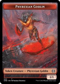 Phyrexian Goblin // Poison Counter Double-Sided Token (3 // 14) [Phyrexia: All Will Be One]