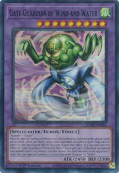 Gate Guardian of Wind and Water (MAZE-EN005) [Maze of Memories]