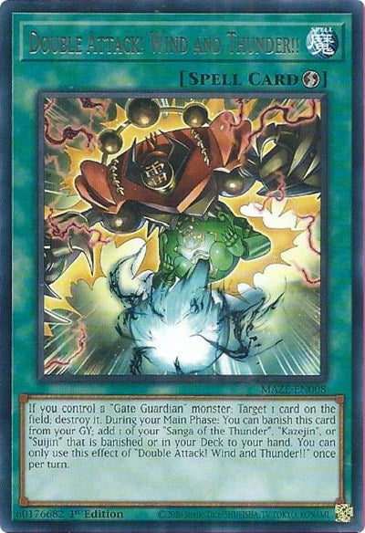 Double Attack! Wind and Thunder!! (MAZE-EN008) [Maze of Memories]