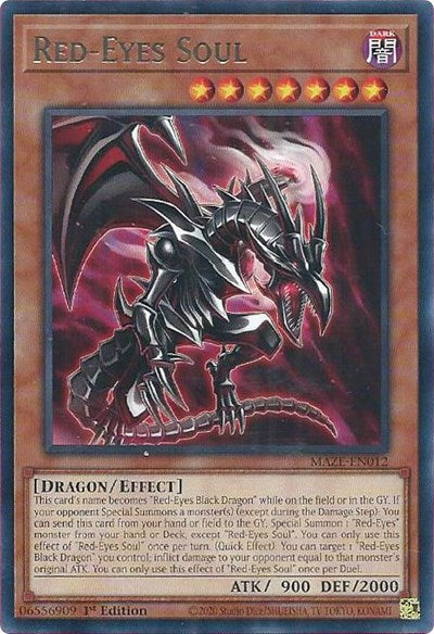 Red-Eyes Soul (MAZE-EN012) [Maze of Memories]