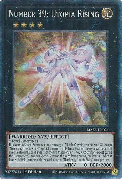Number 39: Utopia Rising (CR) (MAZE-EN021) [Maze of Memories]