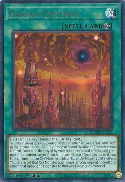 Barian Untopia (MAZE-EN022) [Maze of Memories]
