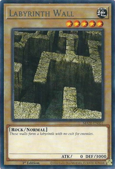 Labyrinth Wall (MAZE-EN031) [Maze of Memories]